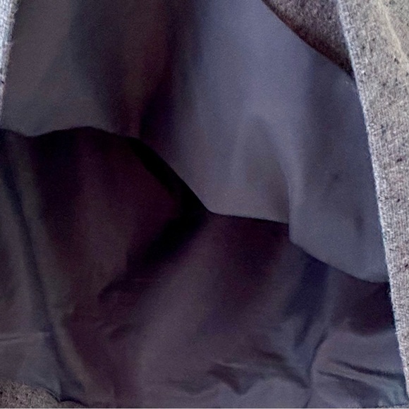 J.Crew| Classic Grey A-Line Women’s Skirt Elastic Waist Pockets Wool Blend Sz 4 - Picture 5 of 8
